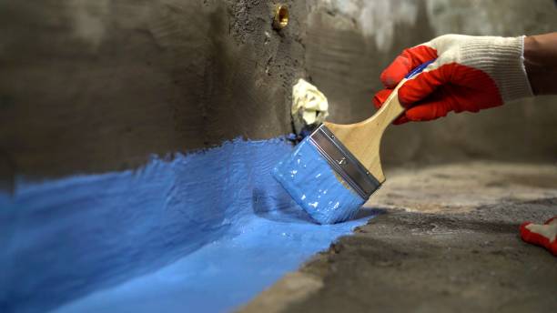 Commercial Basement Waterproofing project at a Salem, VA business property by SJ Waterproofing Pros